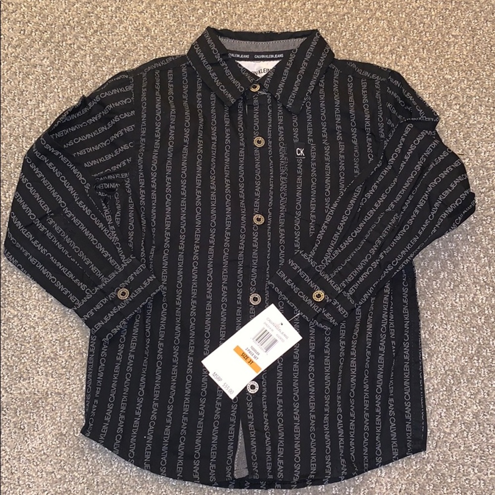 Calvin Klein button up shirt